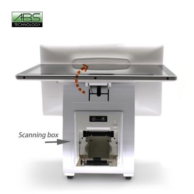 Hot Cash Register windows dual monitor pos systems  with 58MM thermal for POS supermarket